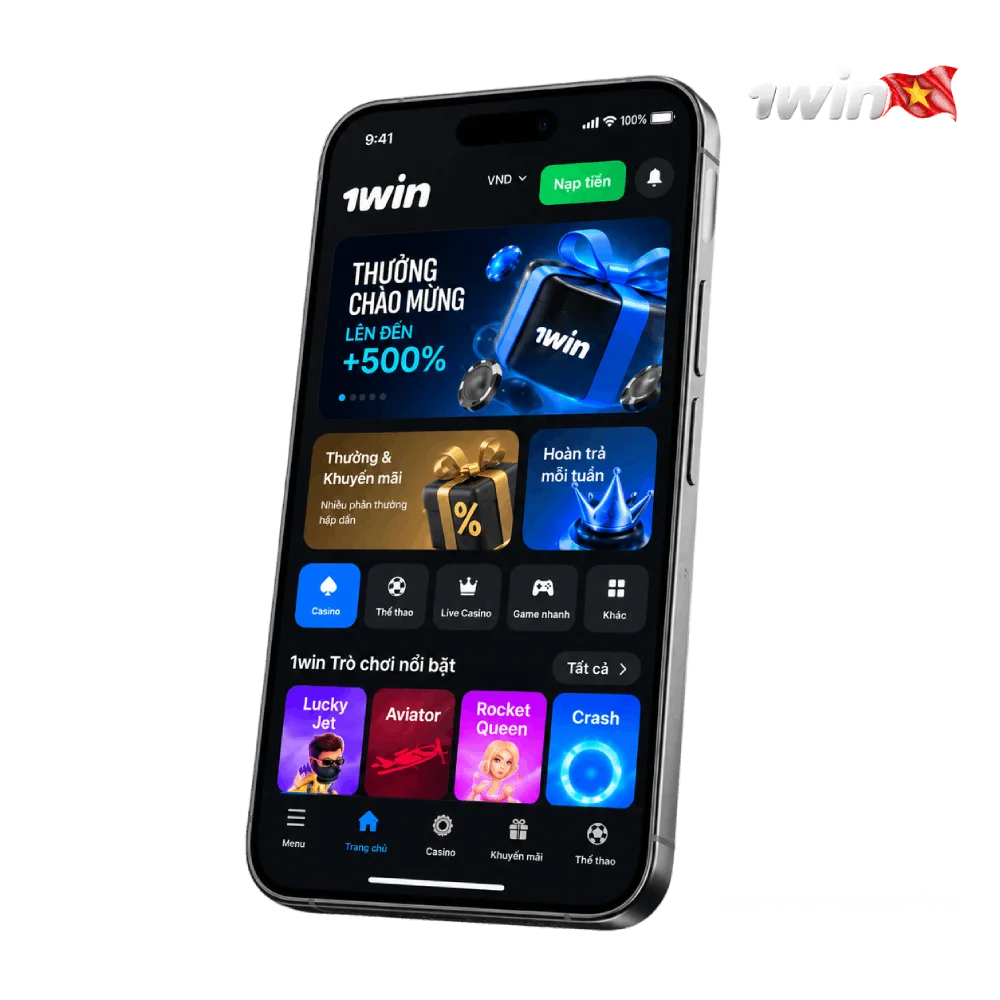Access full 1win catalogue slots and live sports streaming on mobile app