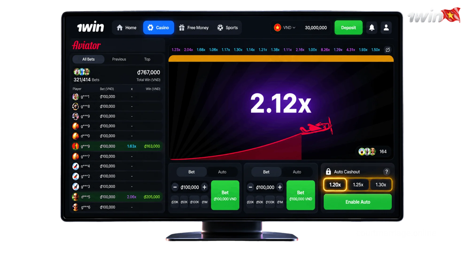 Low risk single bet strategy with low multiplier auto cashout in Aviator