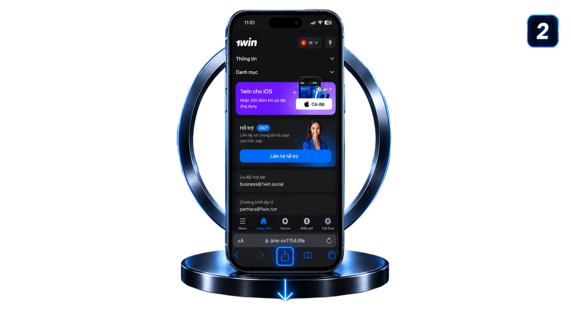 Step 2 tap Safari share button to reveal action menu